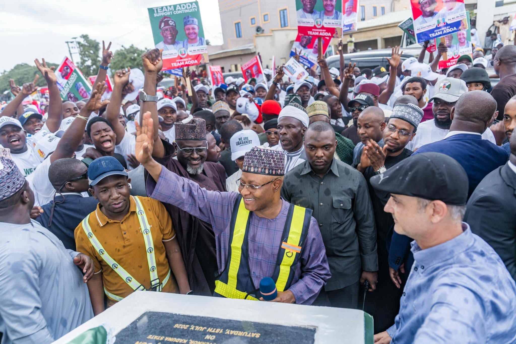 Governor Uba Sani Flags Off 11 Township Roads in Zaria Under Phase II Urban and Rural Renewal Drive